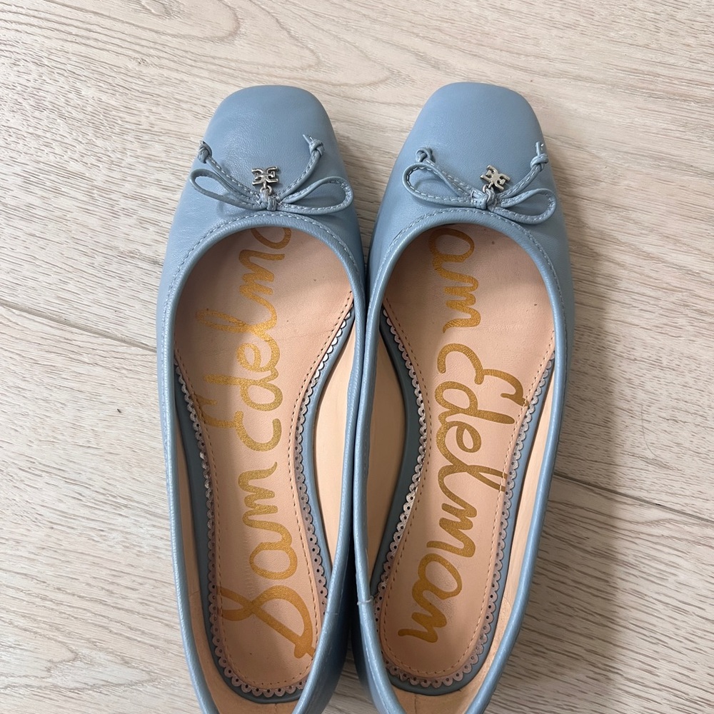 Sam Edelman Women's Blue Ballet Flats